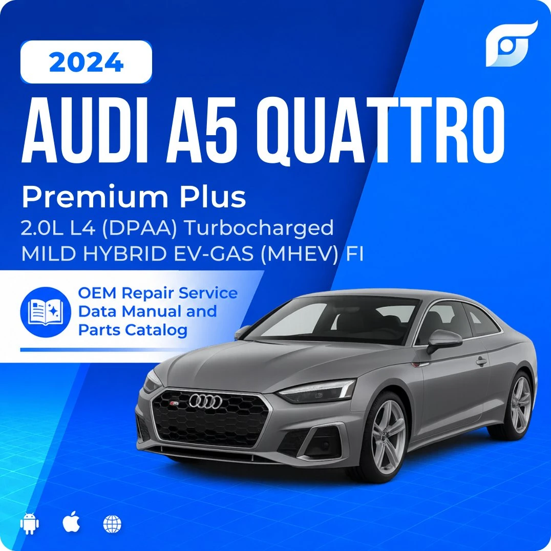 2024 Audi A5 Quattro Premium Plus - OEM Repair Service Manual