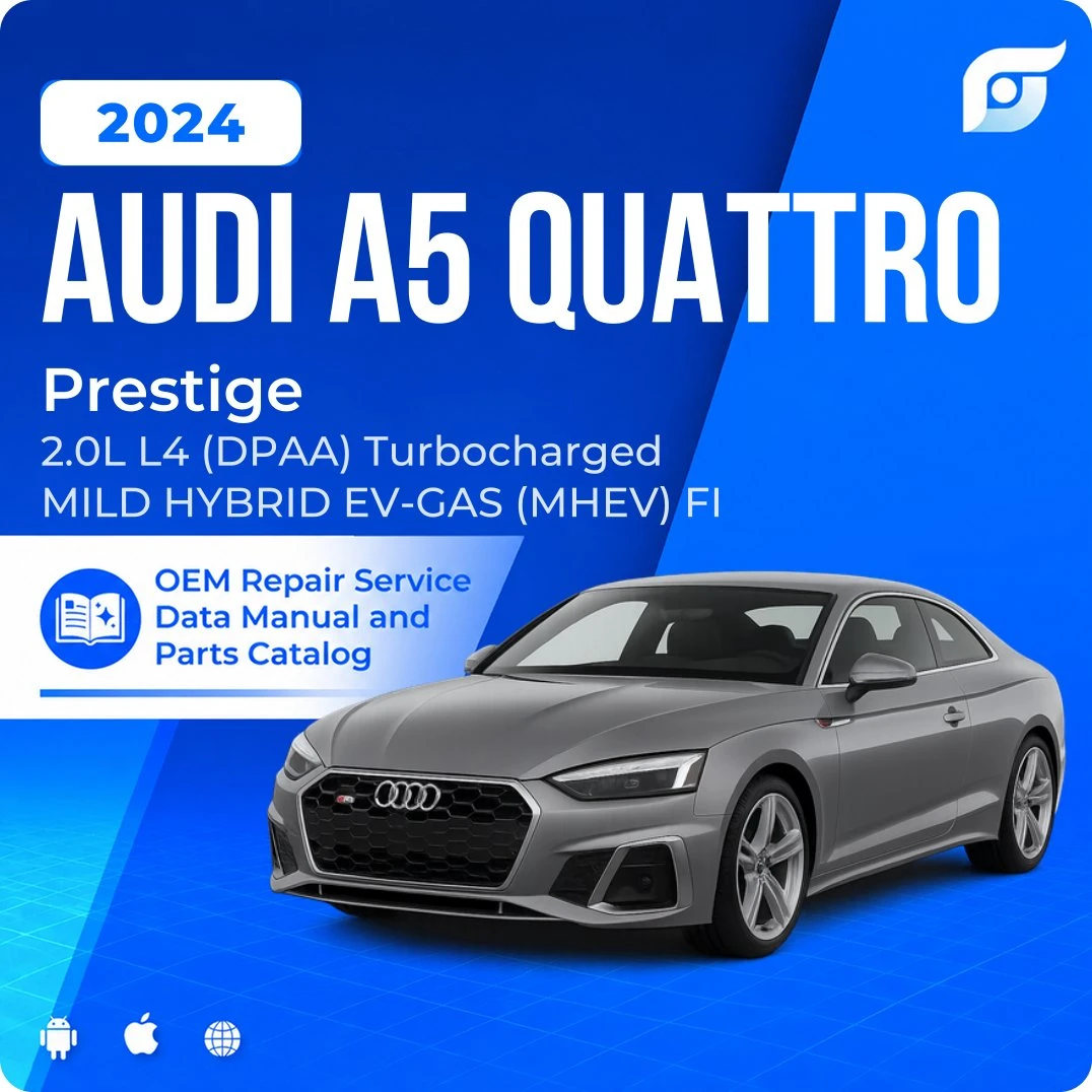 2024 Audi A5 Quattro Prestige - OEM Repair Service Manual