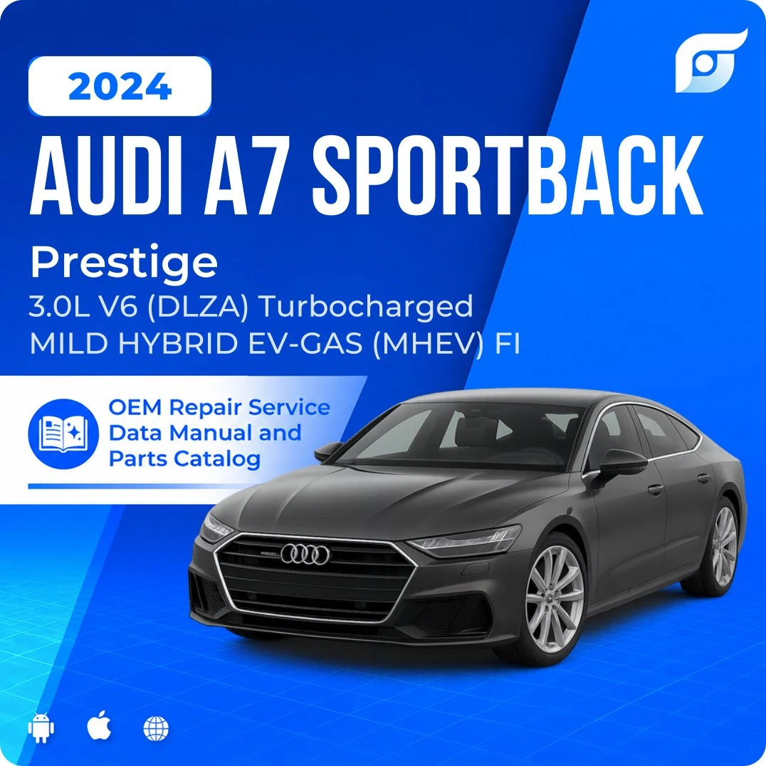 2024 Audi A7 Sportback Prestige - OEM Repair Service Manual