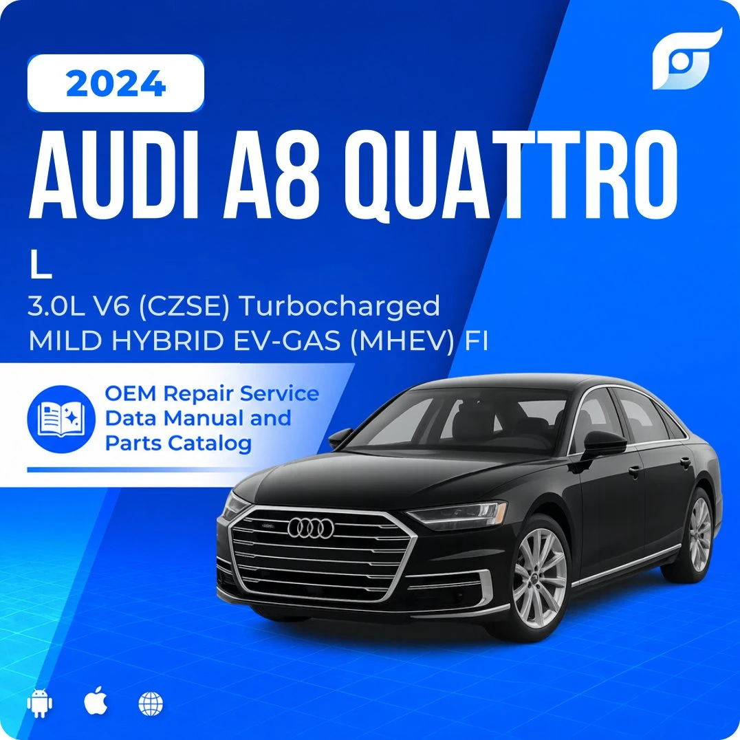 2024 Audi A8 Quattro L - OEM Repair Service Manual