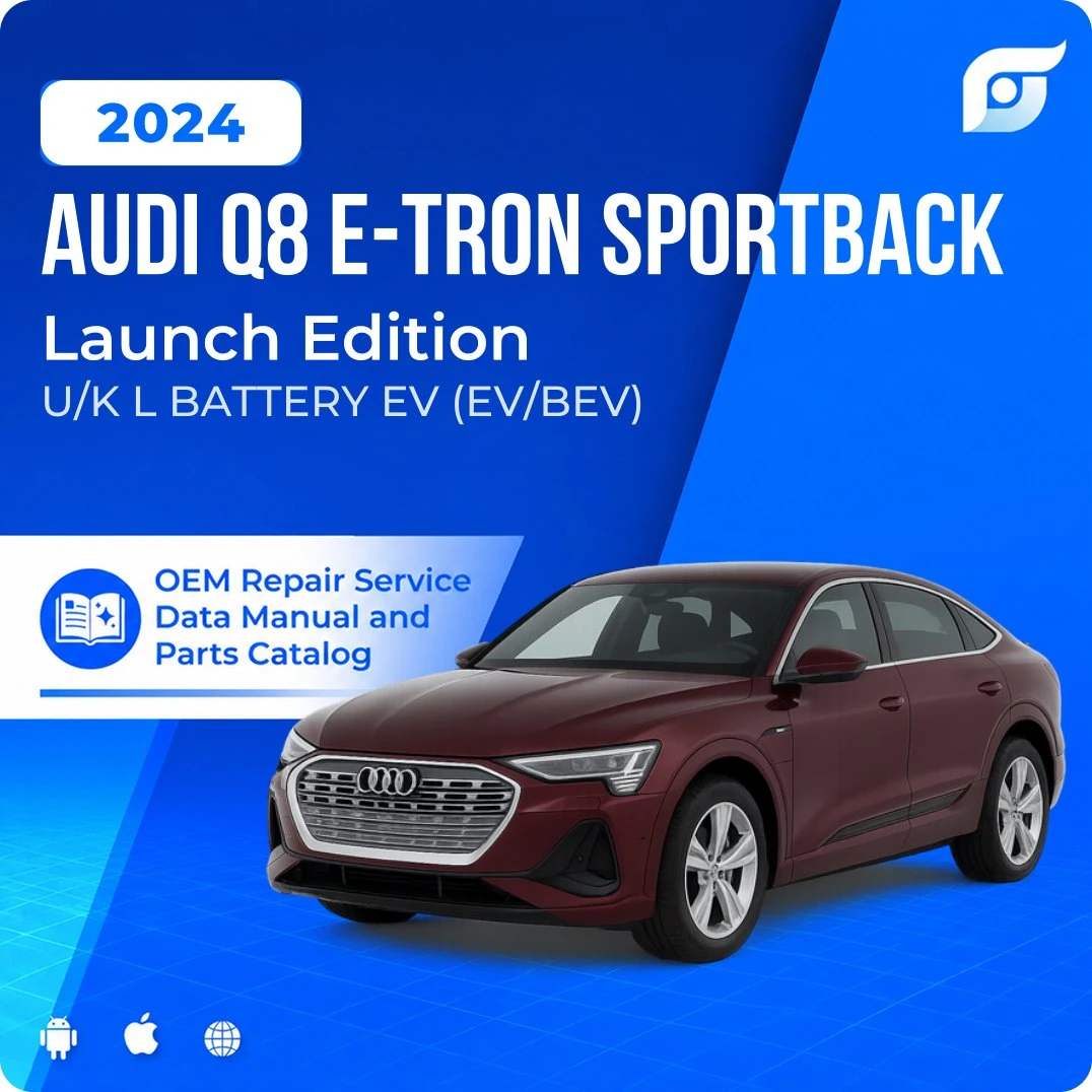 2024 Audi Q8 e-tron Sportback Launch Edition - OEM Repair Service Manual