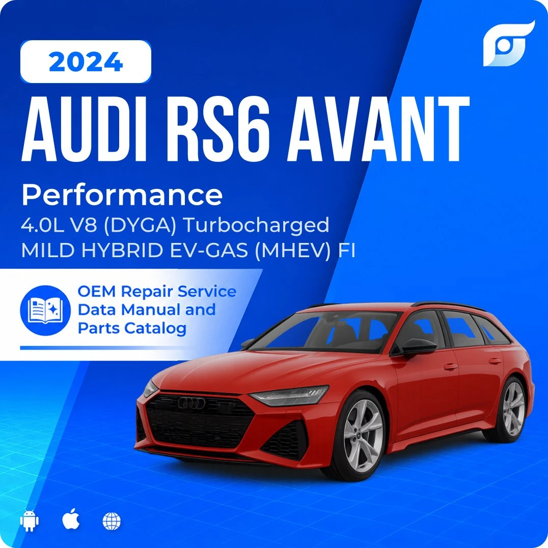 2024 Audi RS6 Avant Performance - OEM Repair Service Manual