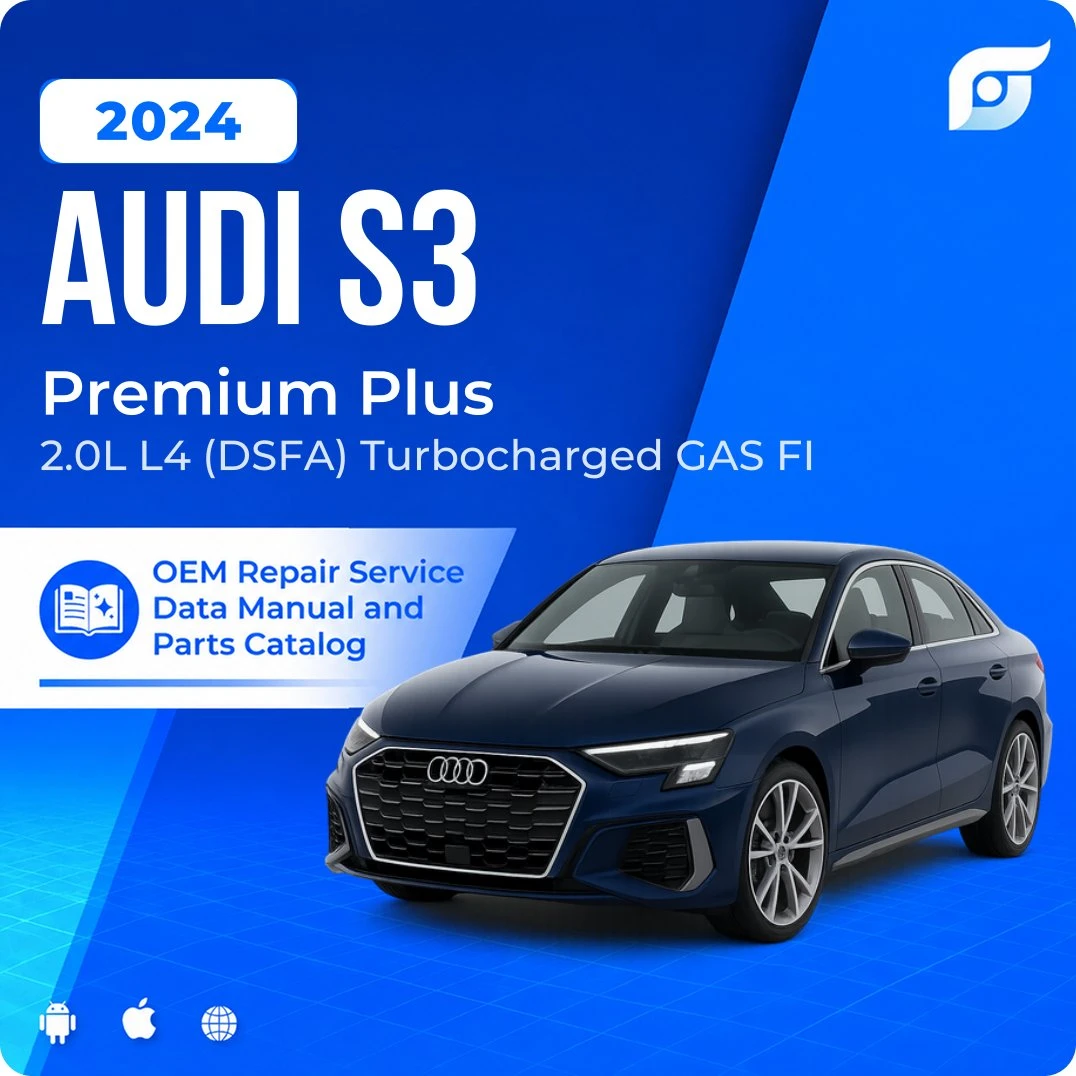 2024 Audi S3 Premium Plus - OEM Repair Service Manual