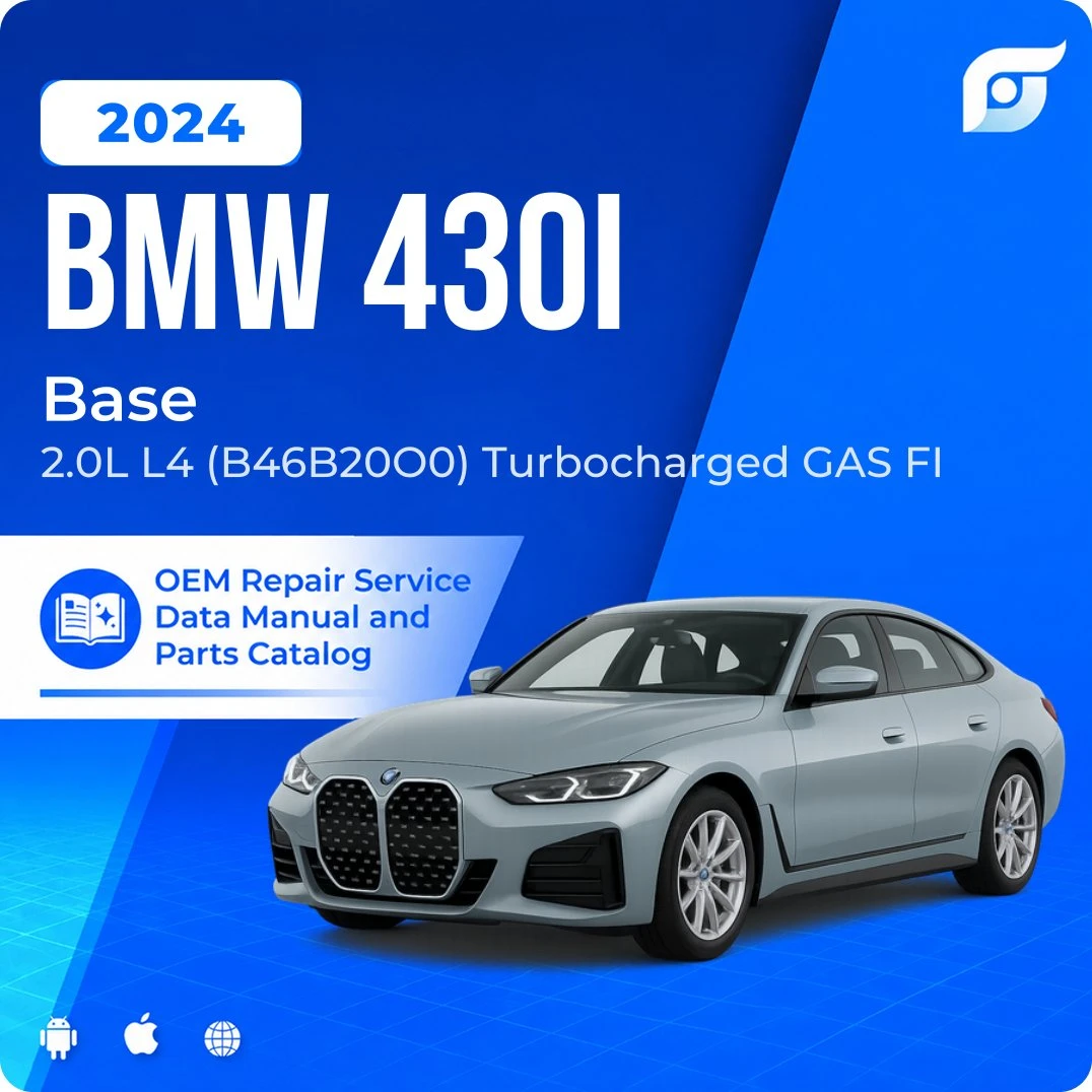 2024 BMW 430i Base - OEM Repair Service Manual