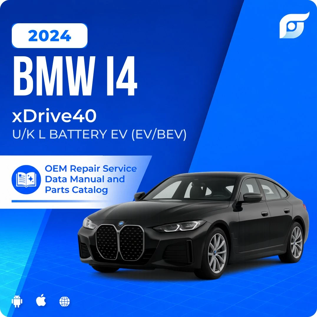 2024 BMW i4 xDrive40 - OEM Repair Service Manual