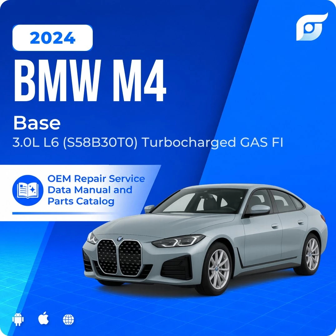 2024 BMW M4 Base - OEM Repair Service Manual