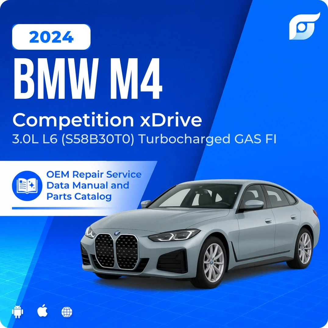 2024 BMW M4 Competition xDrive - OEM Repair Service Manual
