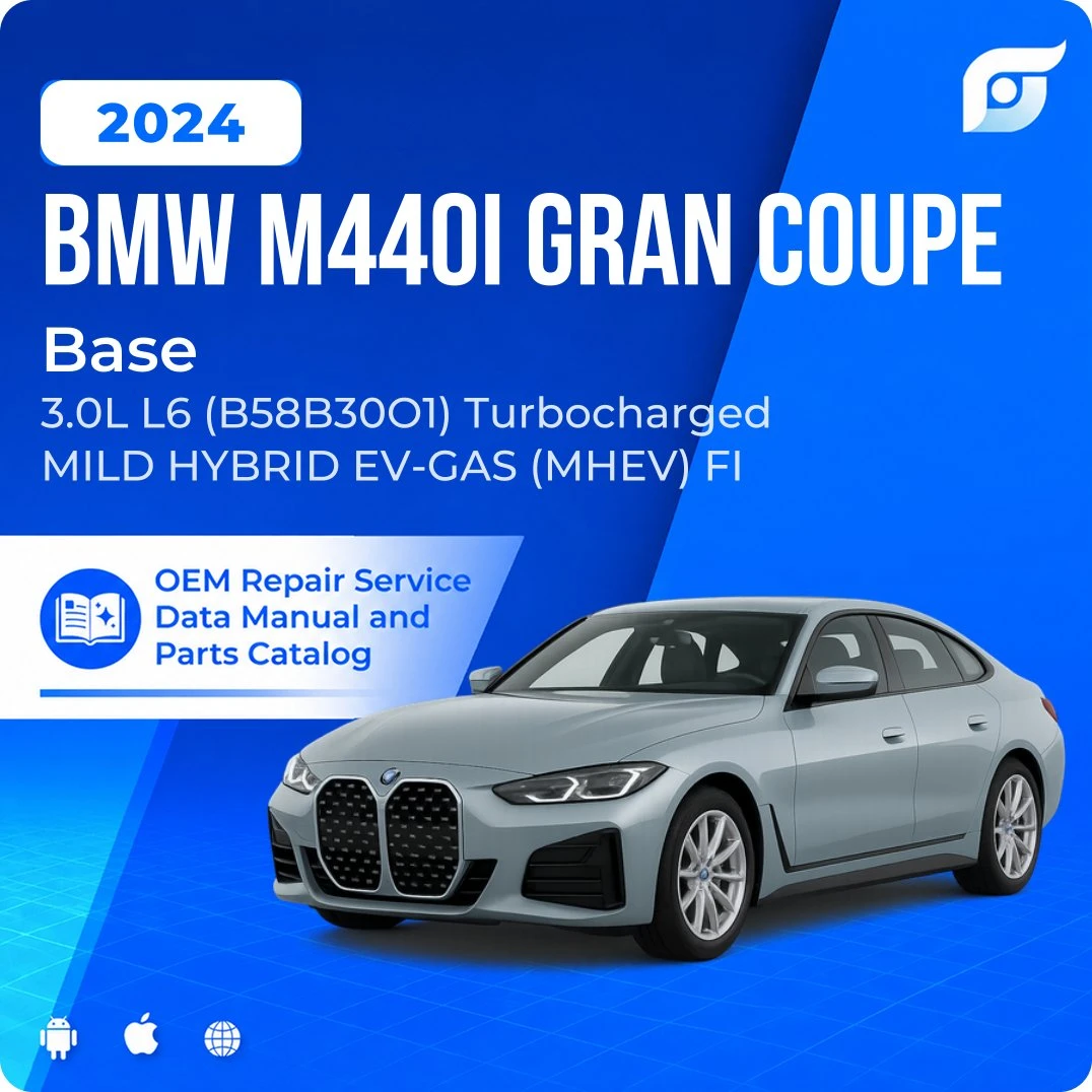 2024 BMW M440i Gran Coupe Base - OEM Repair Service Manual