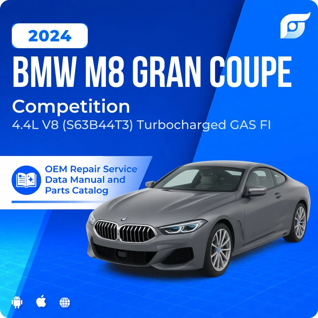 2024 BMW M8 Gran Coupe Competition - OEM Repair Service Manual