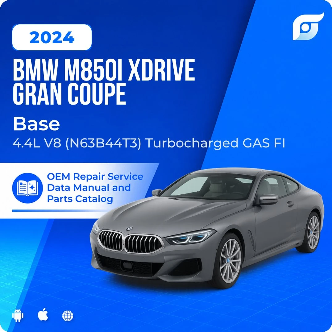 2024 BMW M850i xDrive Gran Coupe Base - OEM Repair Service Manual