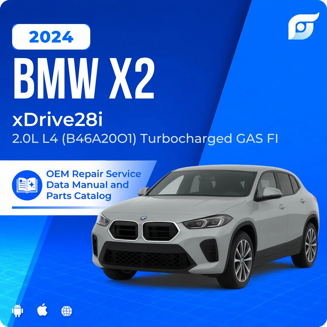 2024 BMW X2 xDrive28i - OEM Repair Service Manual
