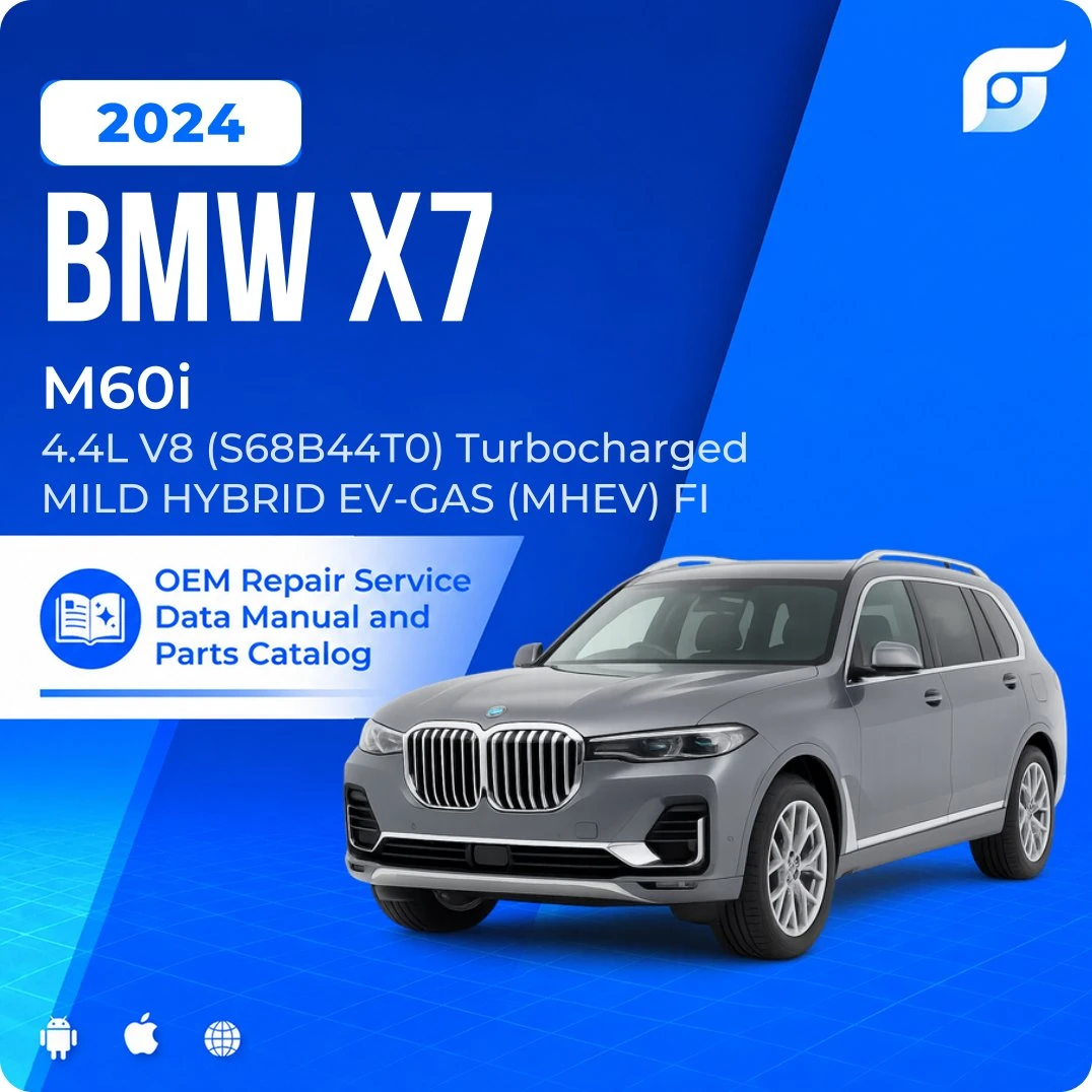 2024 BMW X7 M60i - OEM Repair Service Manual