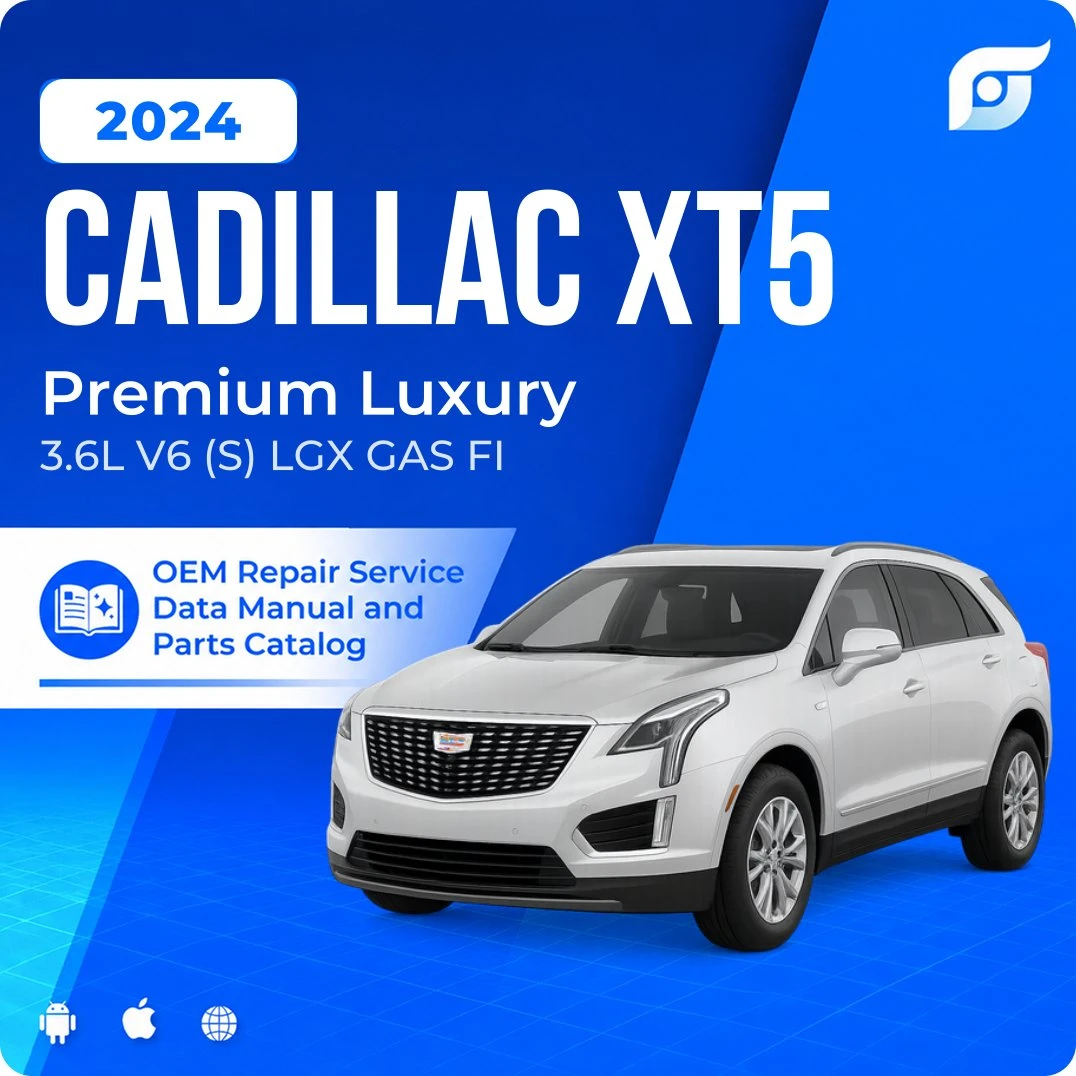 2024 Cadillac XT5 Premium Luxury - OEM Repair Service Manual