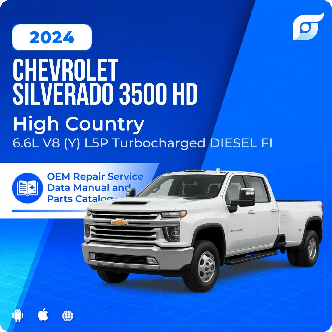 2024 Chevrolet Silverado 3500 HD High Country - OEM Repair Service Manual
