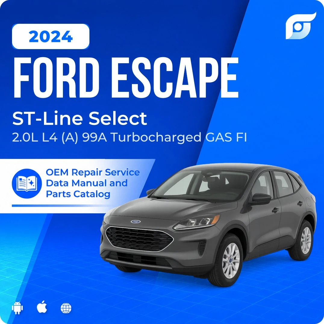 2024 Ford Escape ST-Line Select - OEM Repair Service Manual