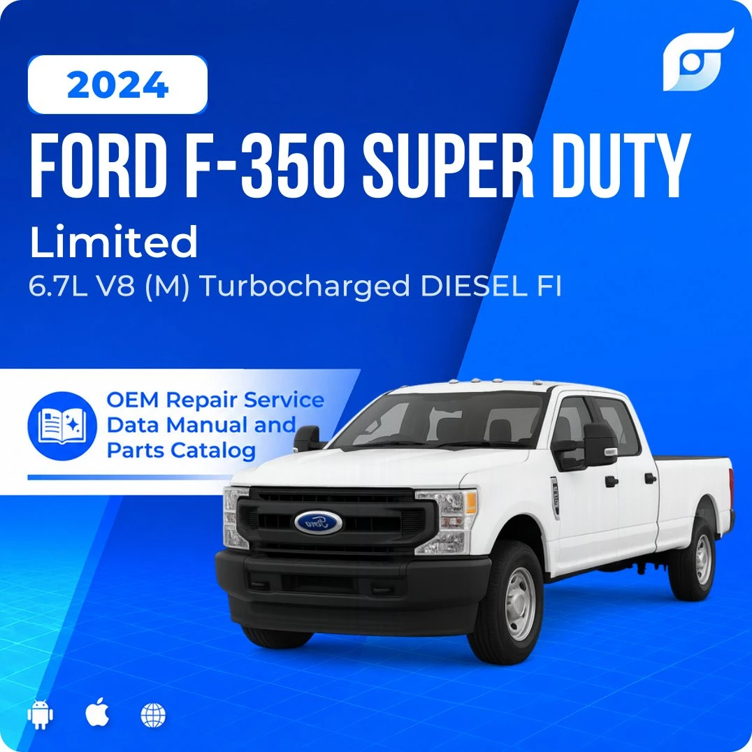 2024 Ford F-350 Super Duty Limited - OEM Repair Service Manual