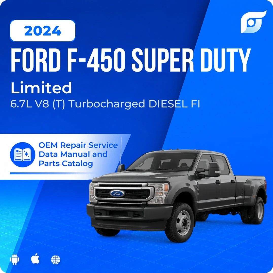 2024 Ford F-450 Super Duty Limited - OEM Repair Service Manual