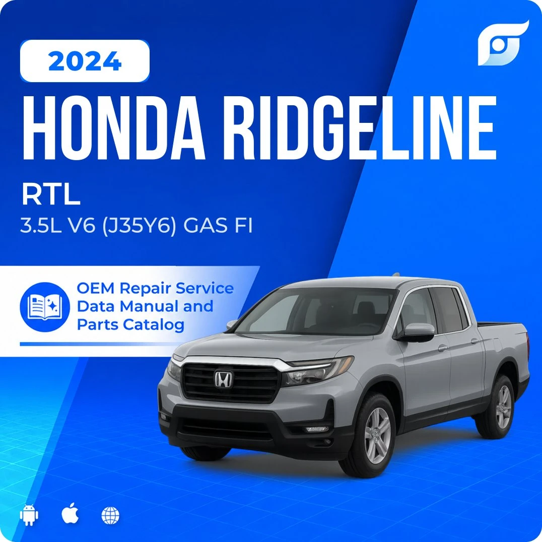 2024 Honda Ridgeline RTL - OEM Repair Service Manual