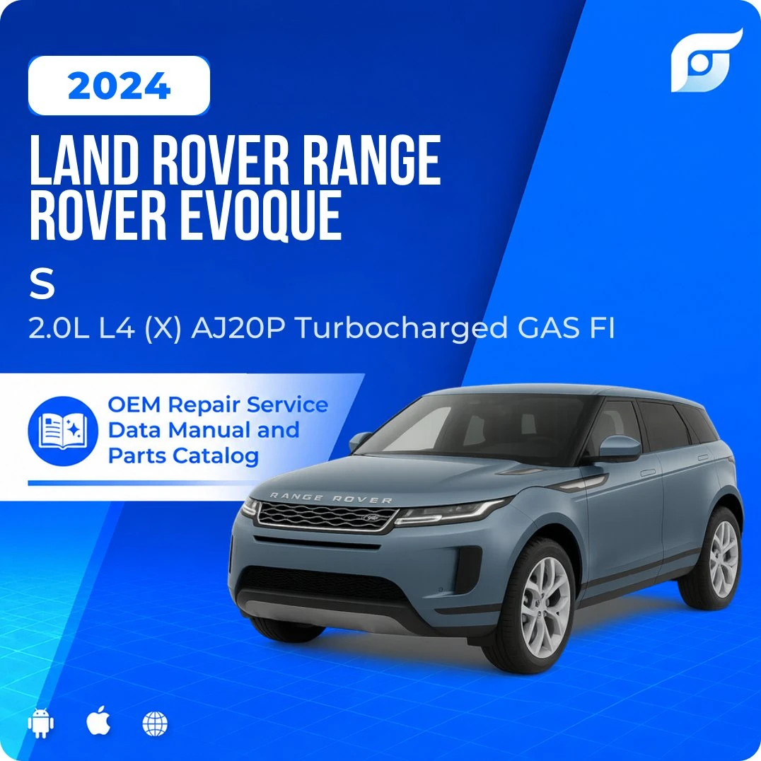 2024 Land Rover Range Rover Evoque S - OEM Repair Service Manual