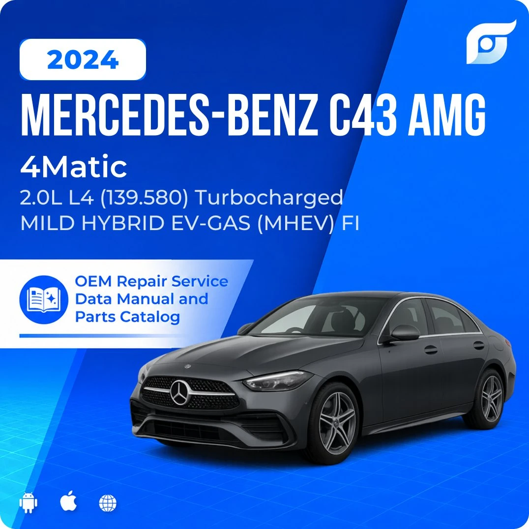 2024 Mercedes-Benz C43 AMG 4Matic - OEM Repair Service Manual