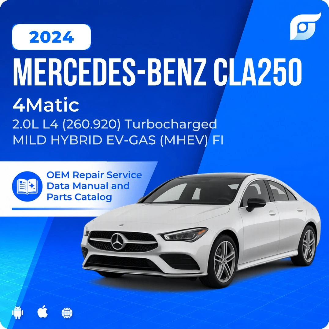 2024 Mercedes-Benz CLA250 4Matic - OEM Repair Service Manual