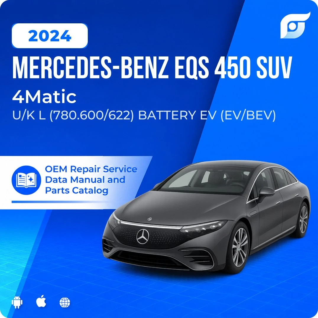 2024 Mercedes-Benz EQS 450 SUV 4Matic - OEM Repair Service Manual