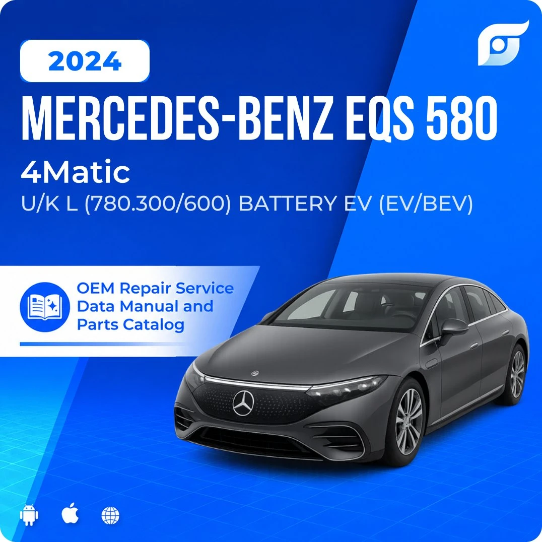 2024 Mercedes-Benz EQS 580 4Matic - OEM Repair Service Manual