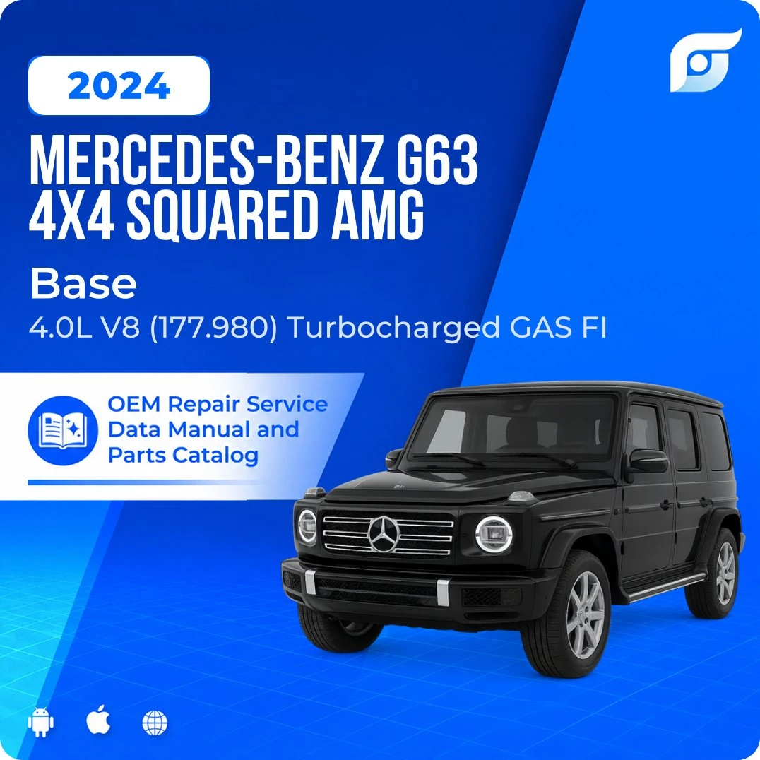 2024 Mercedes-Benz G63 4x4 Squared AMG Base - OEM Repair Service Manual