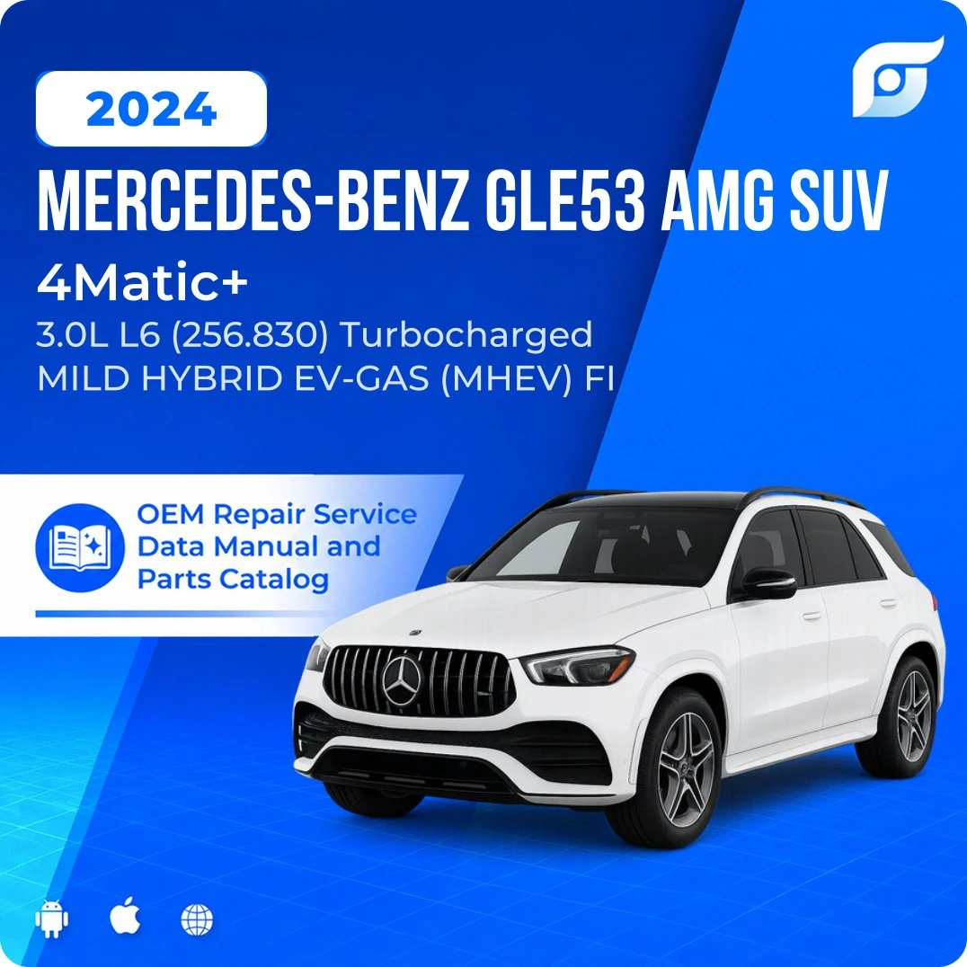 2024 Mercedes-Benz GLE53 AMG SUV 4Matic+ - OEM Repair Service Manual
