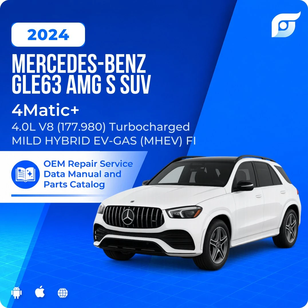 2024 Mercedes-Benz GLE63 AMG S SUV 4Matic+ - OEM Repair Service Manual