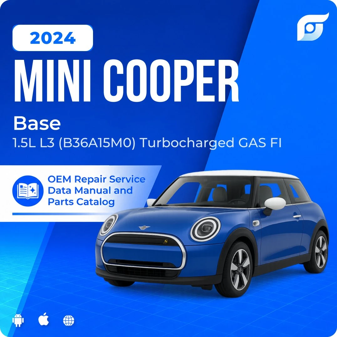 2024 Mini Cooper Base - OEM Repair Service Manual