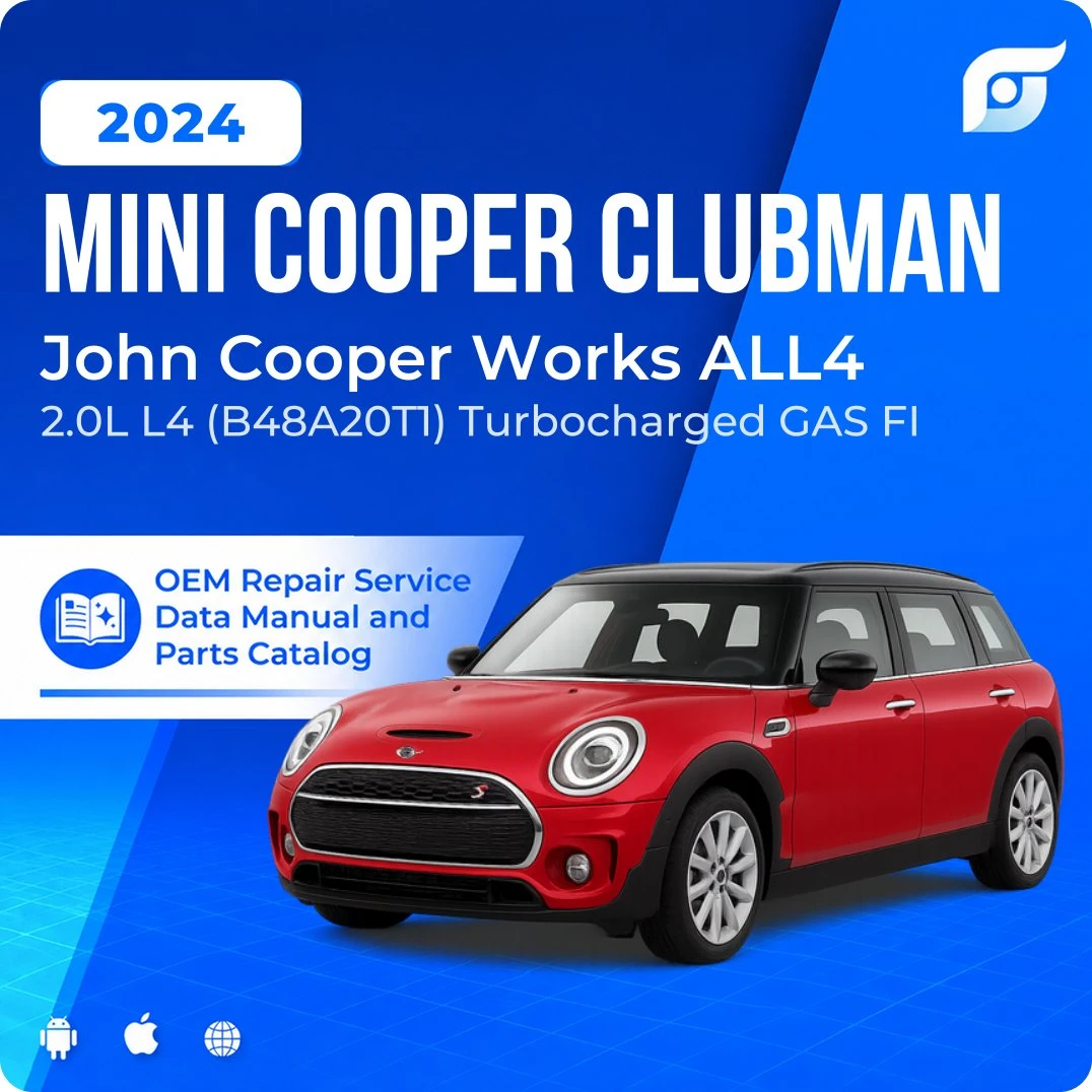 2024 Mini Cooper Clubman John Cooper Works ALL4 - OEM Repair Service Manual
