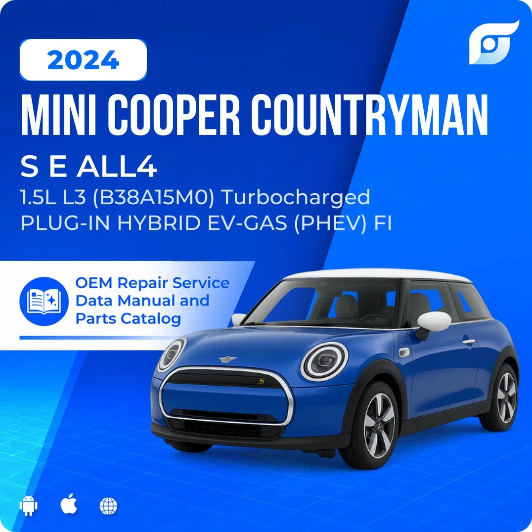 2024 Mini Cooper Countryman S E ALL4 - OEM Repair Service Manual