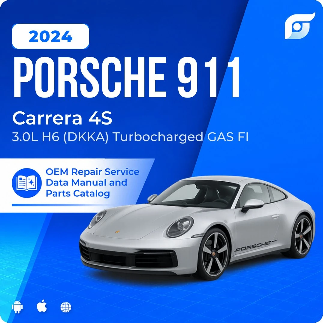 2024 Porsche 911 Carrera 4S - OEM Repair Service Manual