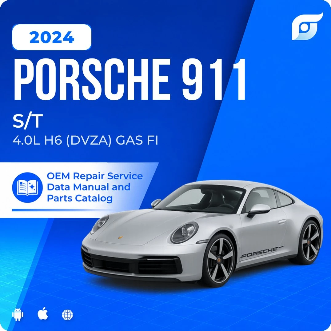 2024 Porsche 911 S/T - OEM Repair Service Manual