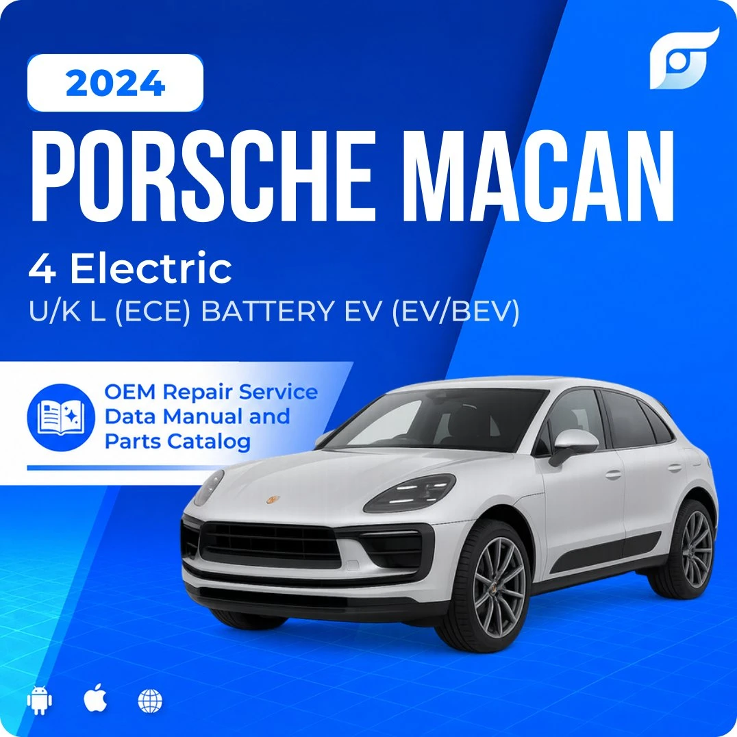 2024 Porsche Macan 4 Electric - OEM Repair Service Manual