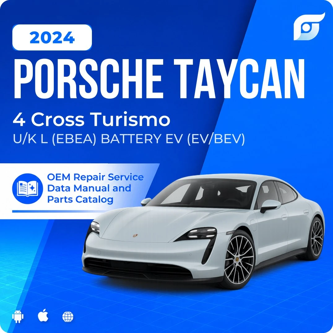2024 Porsche Taycan 4 Cross Turismo - OEM Repair Service Manual