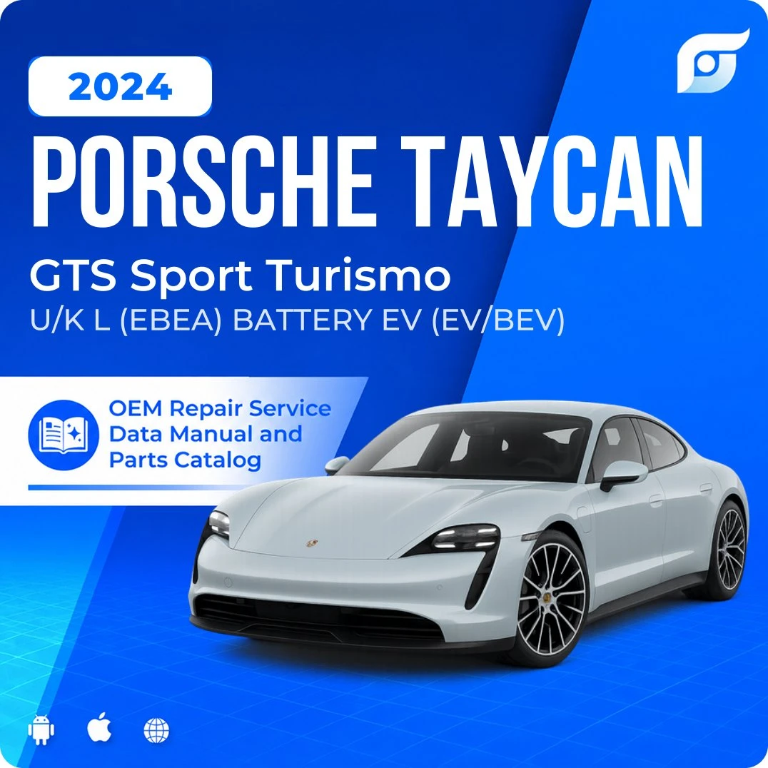 2024 Porsche Taycan GTS Sport Turismo - OEM Repair Service Manual