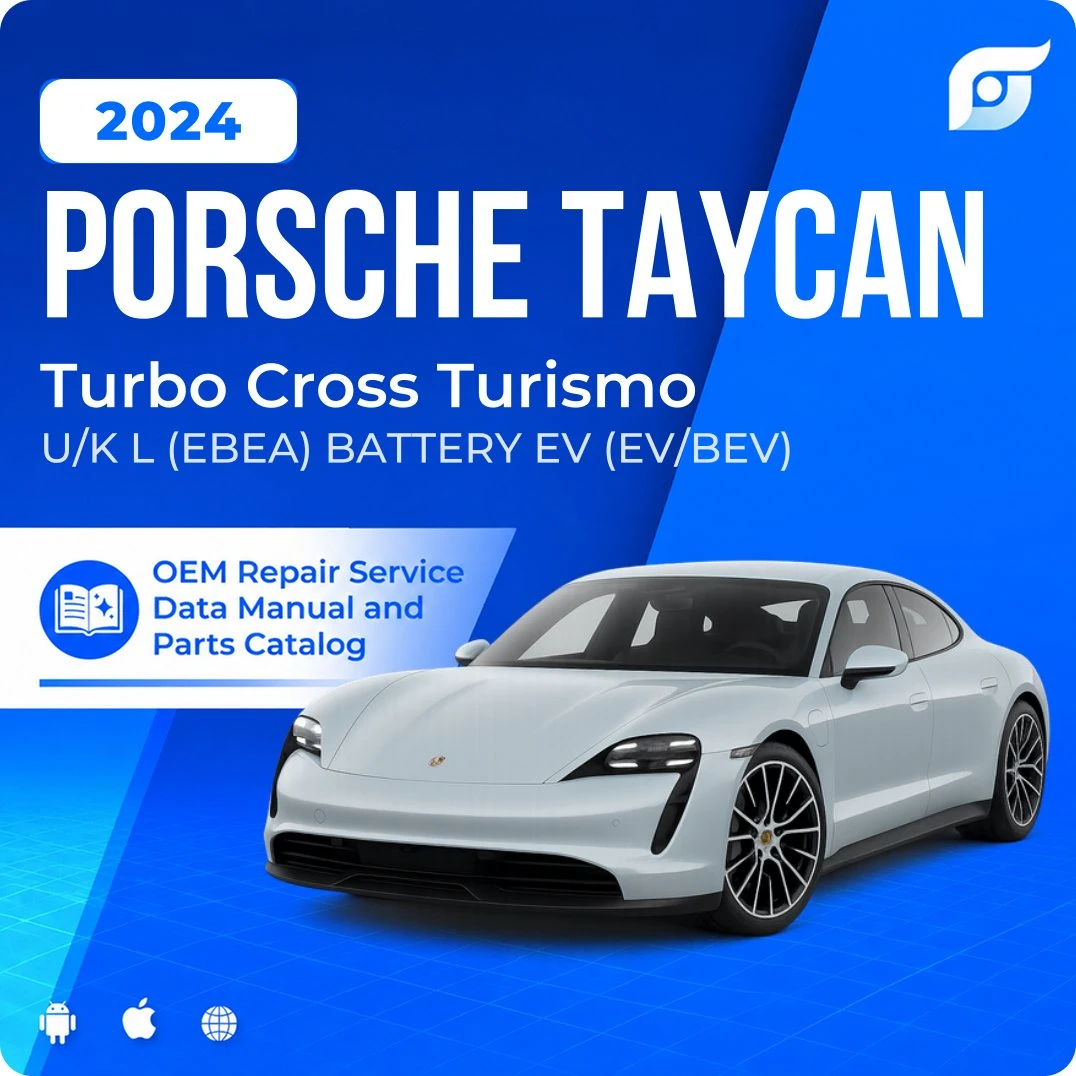 2024 Porsche Taycan Turbo Cross Turismo - OEM Repair Service Manual