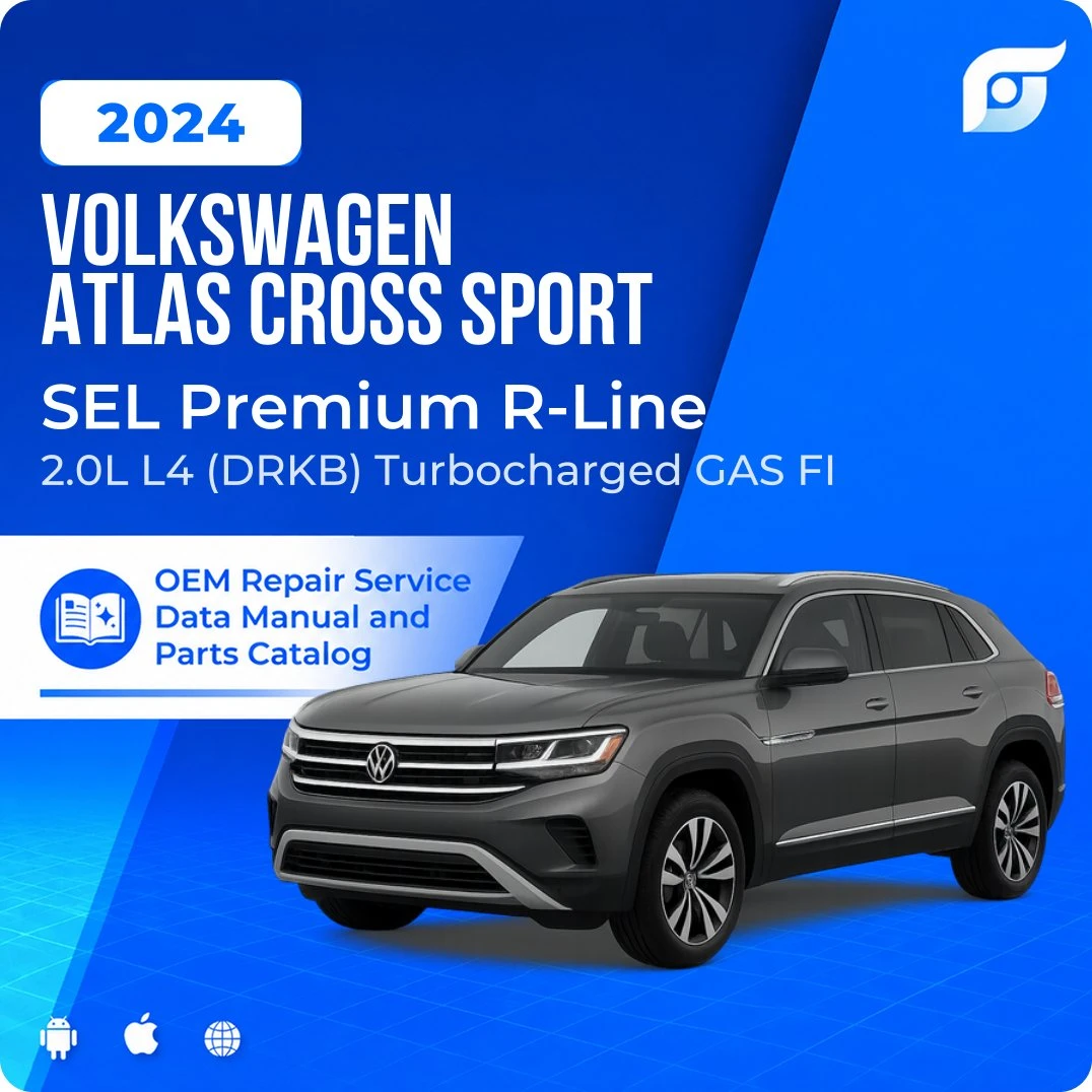 2024 Volkswagen Atlas Cross Sport SEL Premium R-Line - OEM Repair Service Manual