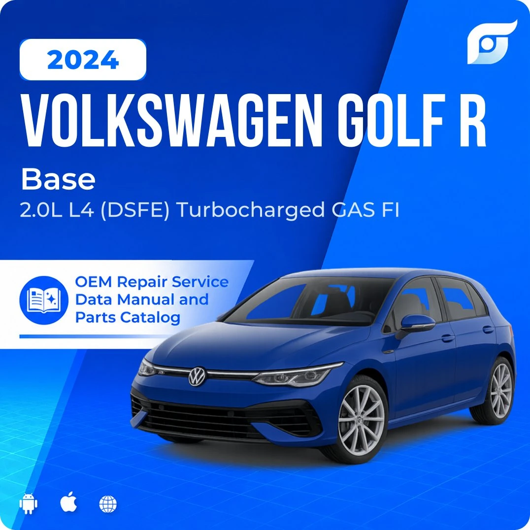 2024 Volkswagen Golf R Base - OEM Repair Service Manual