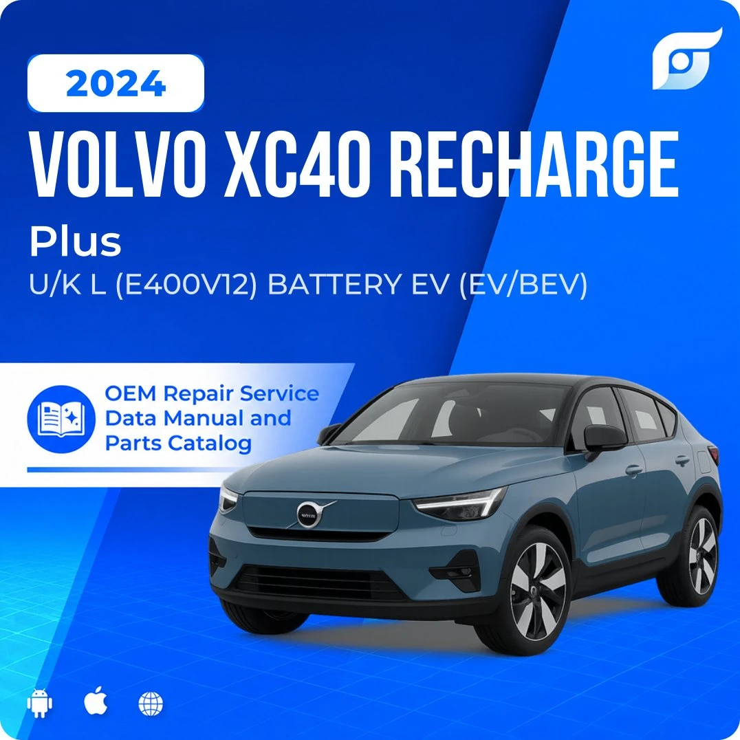 2024 Volvo XC40 Recharge Plus - OEM Repair Service Manual
