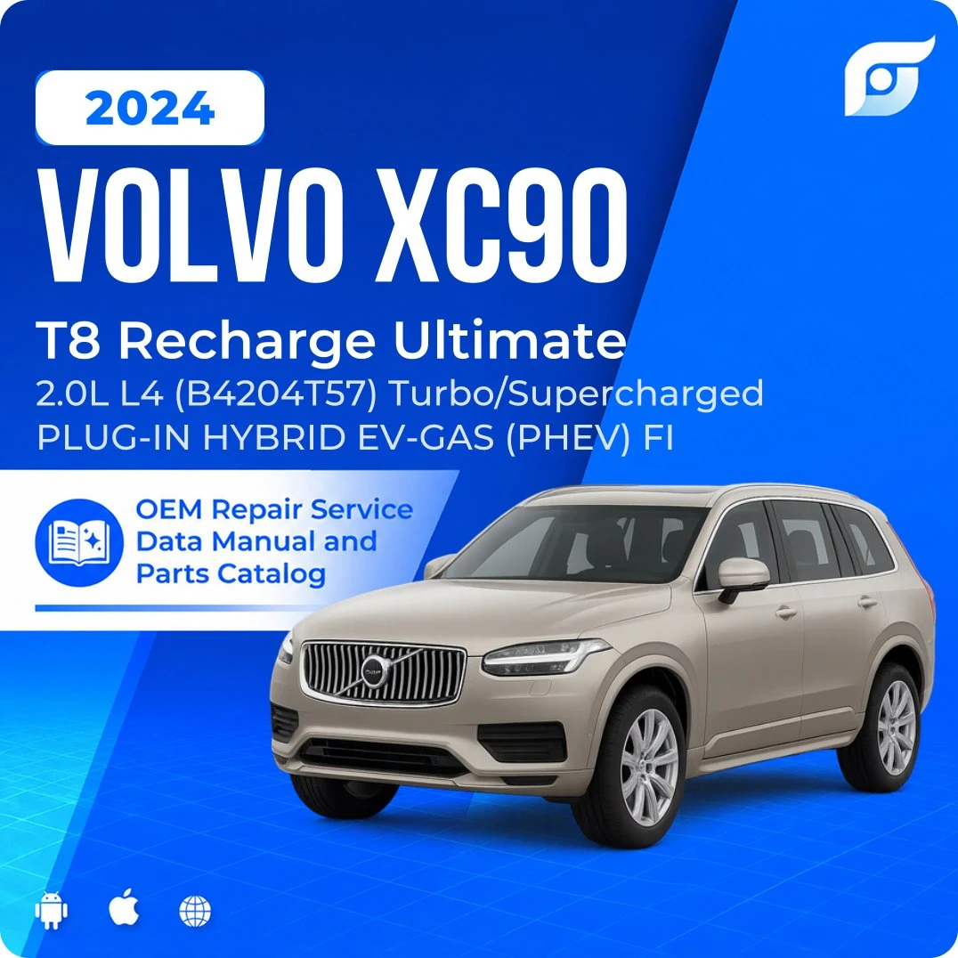 2024 Volvo XC90 T8 Recharge Ultimate - OEM Repair Service Manual