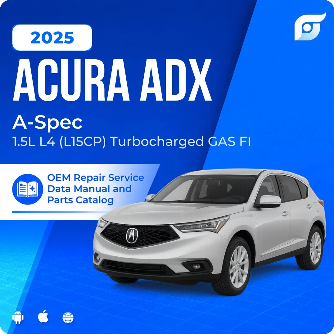 2025 Acura ADX A-Spec - OEM Repair Service Manual