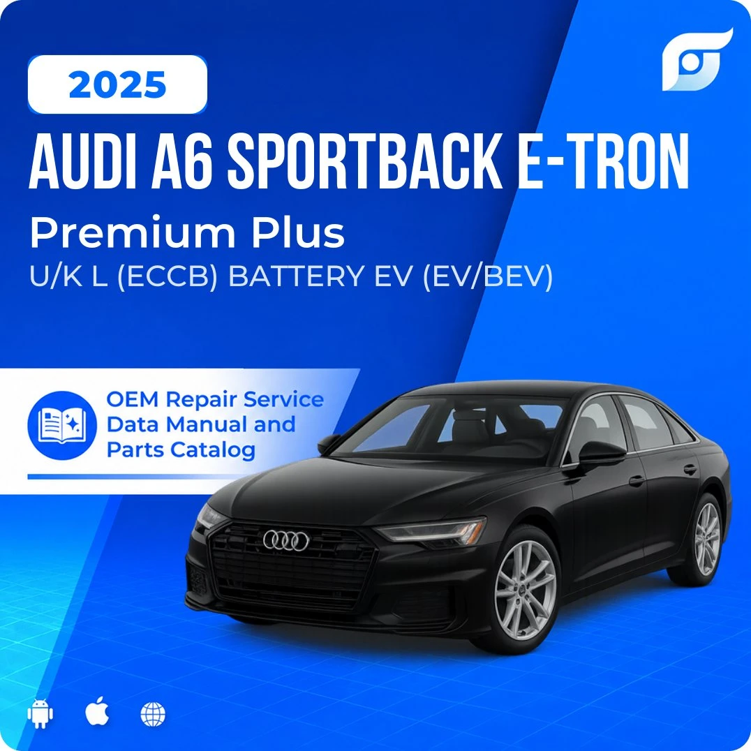 2025 Audi A6 Sportback e-tron Premium Plus - OEM Repair Service Manual