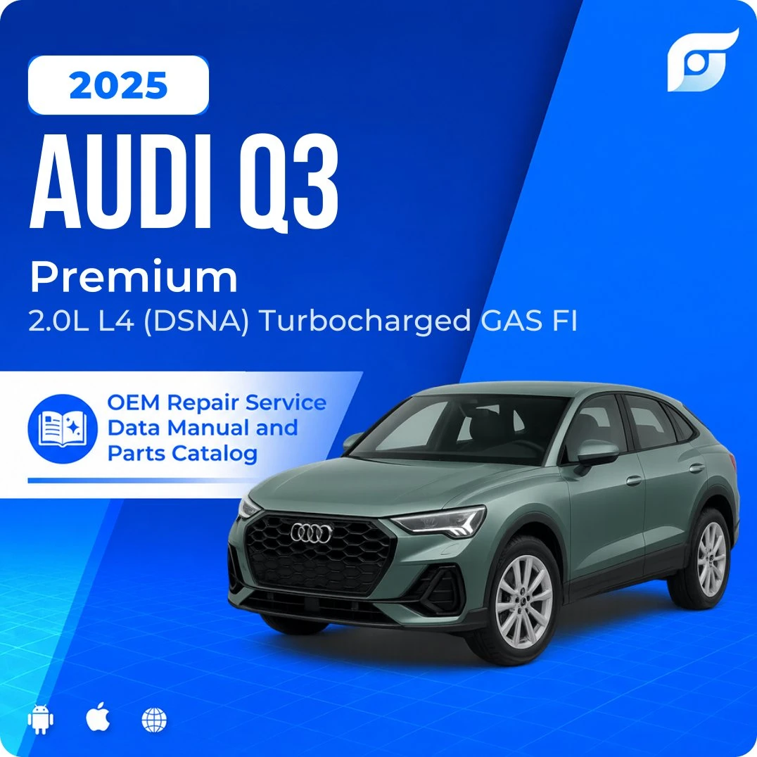 2025 Audi Q3 Premium - OEM Repair Service Manual