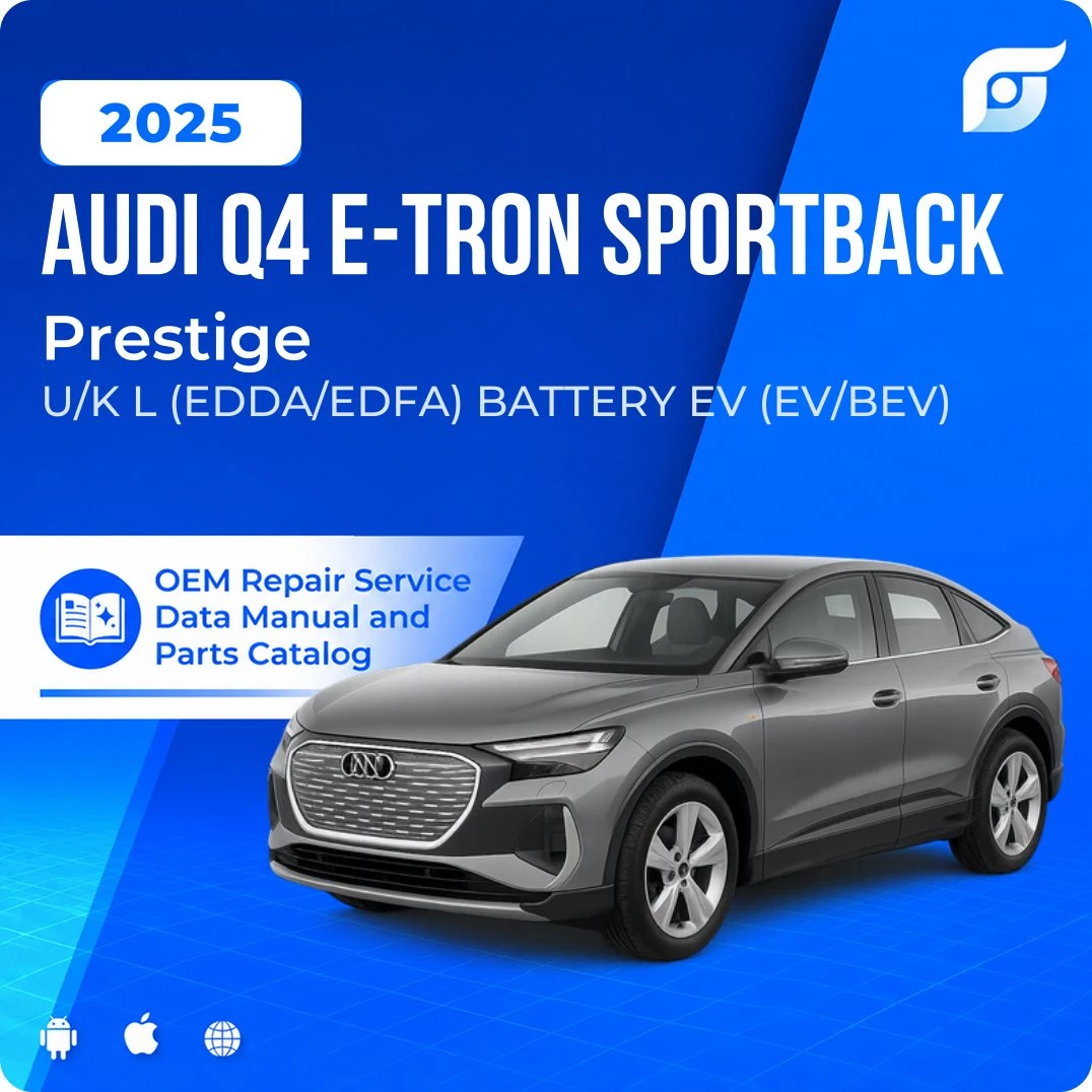2025 Audi Q4 e-tron Sportback Prestige - OEM Repair Service Manual