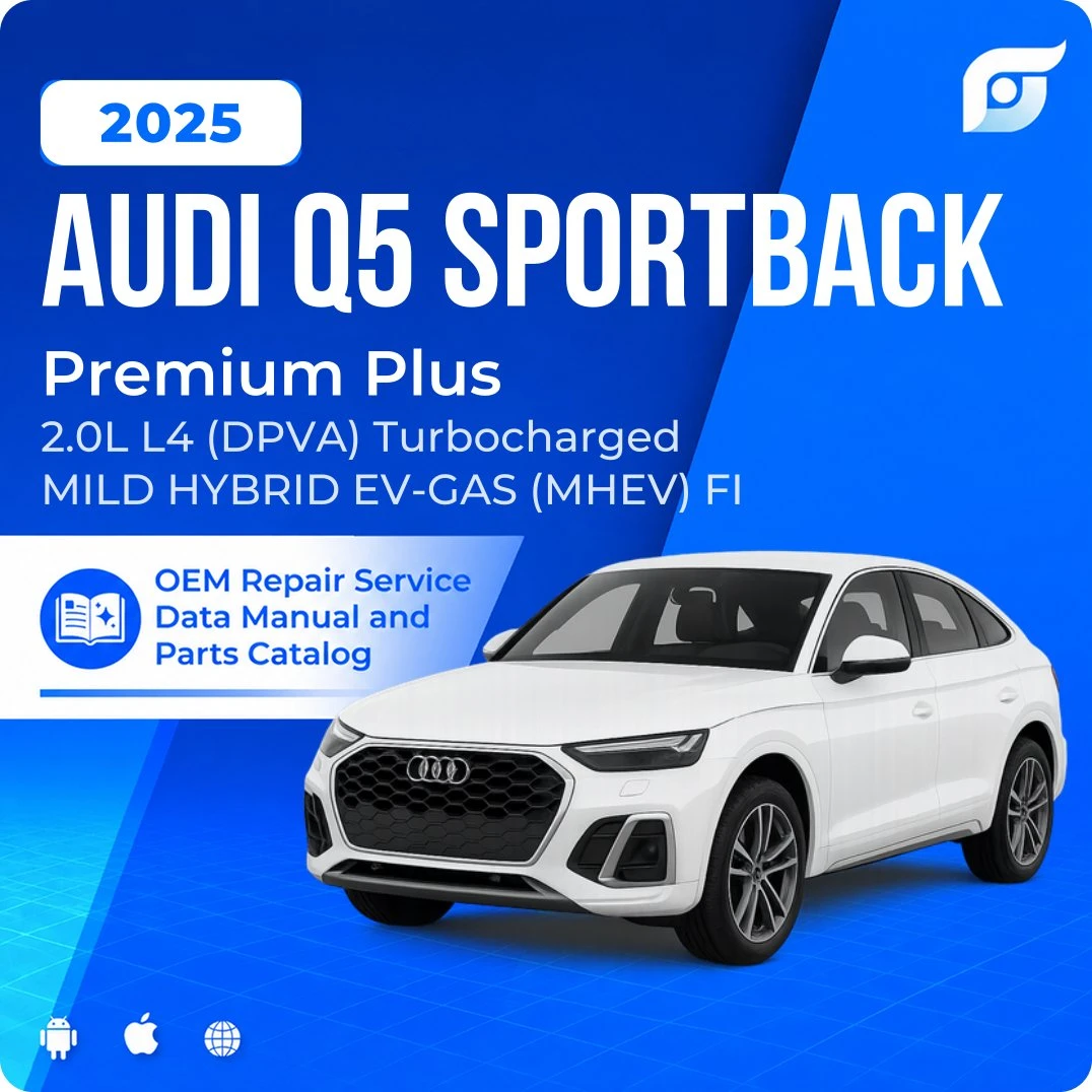 2025 Audi Q5 Sportback Premium Plus - OEM Repair Service Manual