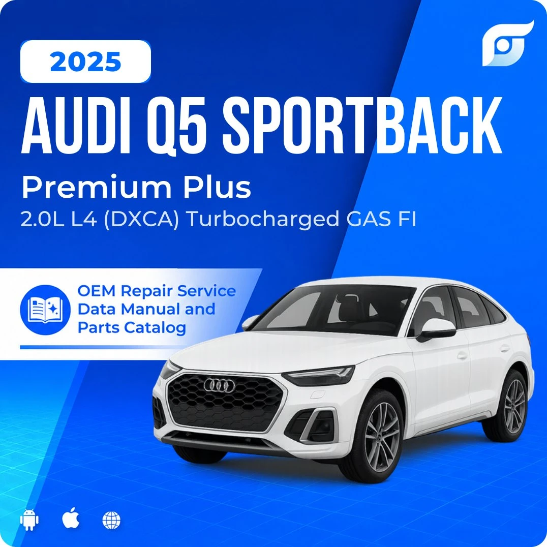 2025 Audi Q5 Sportback Premium Plus - OEM Repair Service Manual