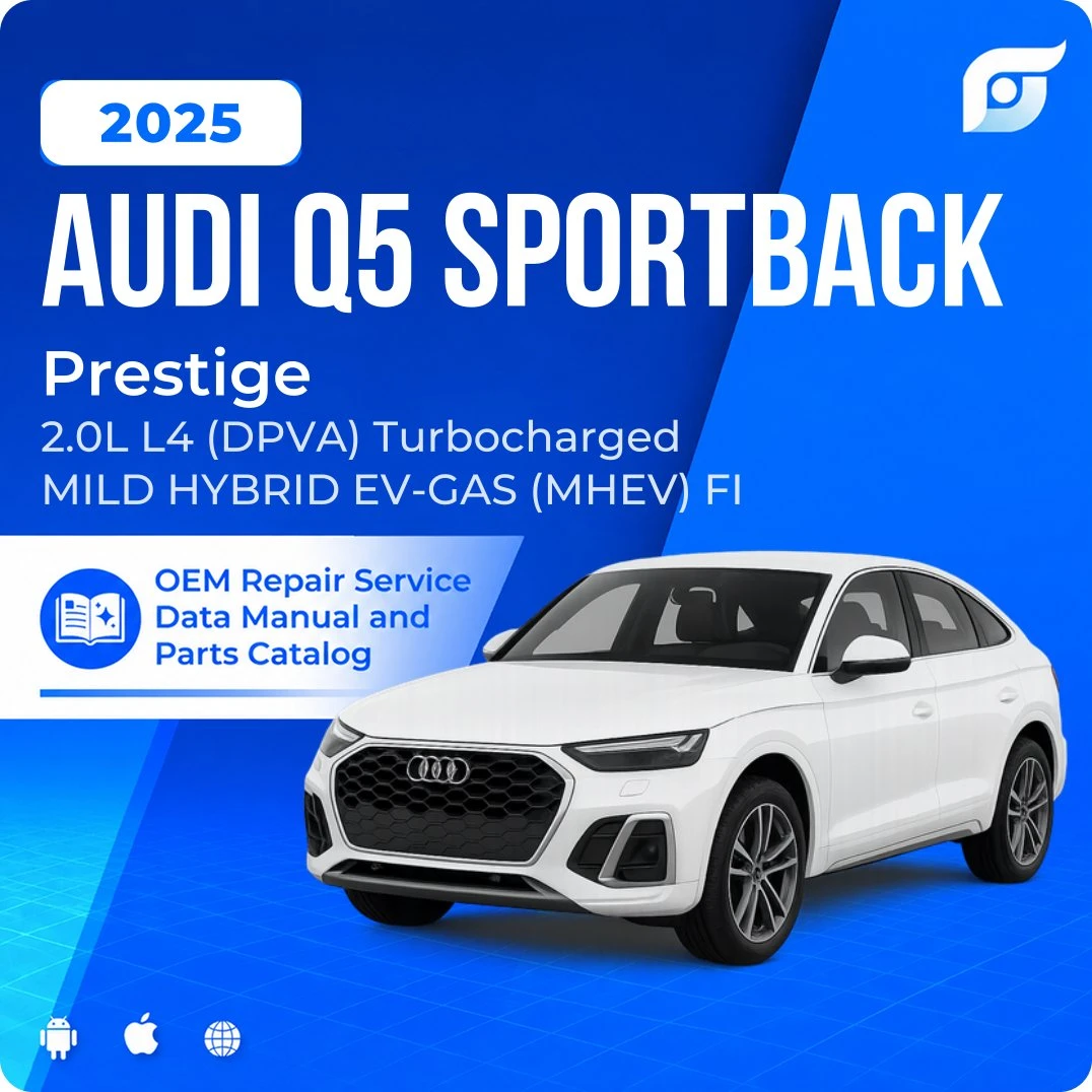 2025 Audi Q5 Sportback Prestige - OEM Repair Service Manual